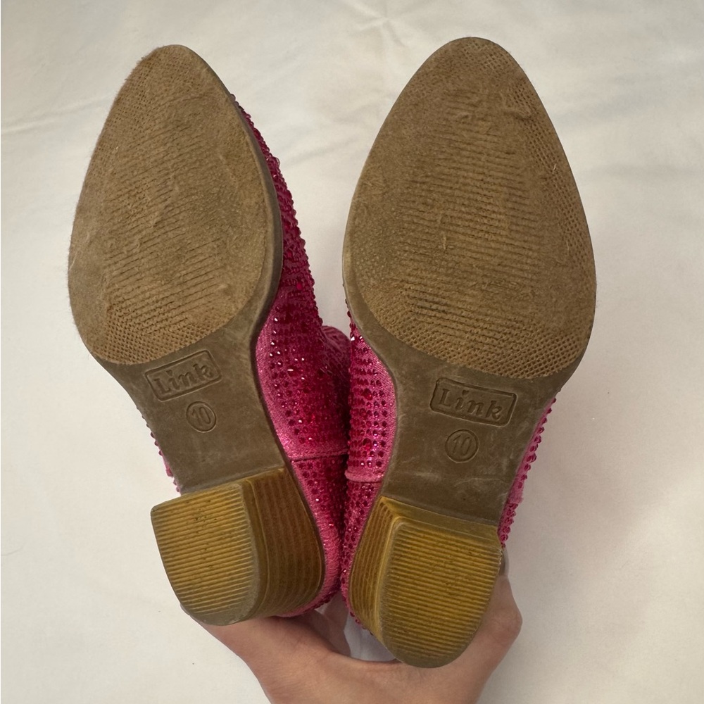 Link Kids Pink Rhinestone Boots - Picture 5 of 5